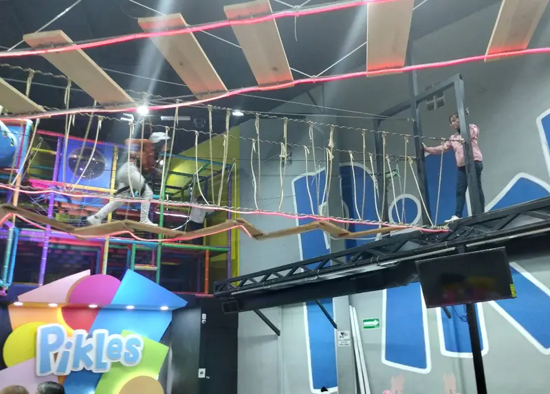 Zona extrema: puentes y tirolesa